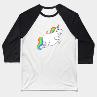 Fabulous Flying Unicorn Baseball T-Shirt